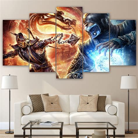 mortal kombat room decor|Mortal Kombat Wall Decor .